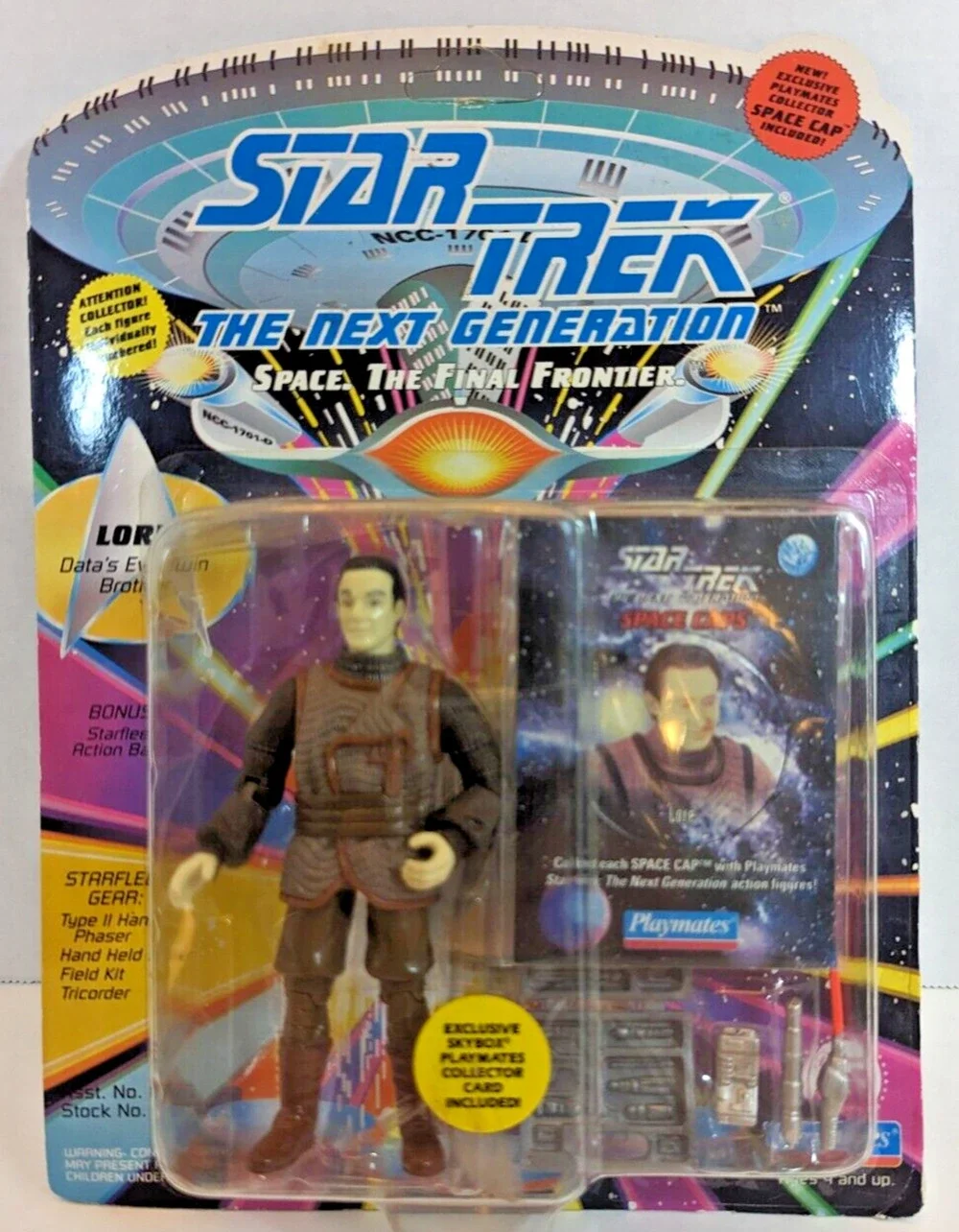 Star Trek Next Generation Lore Data's Brother Playmates Toy New Action 1993 VTG